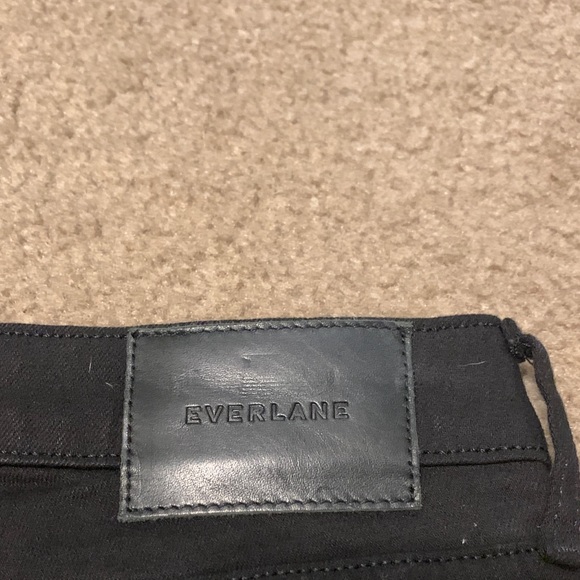 Everlane High Rise Curvy High Stretch Skinny Jean Sz 31 Black NWT Women’s - Picture 4 of 12